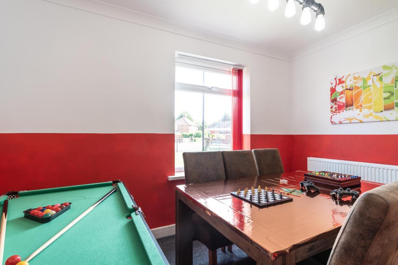 Aseda 4 Bedroom Private Parking, Game Zone -Pool Table, Garden Home Kingston upon Hull Exterior foto